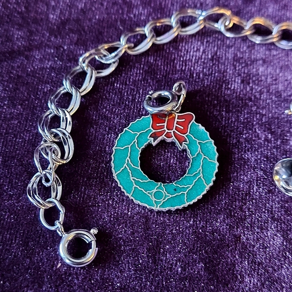 Sterling Silver Charm Bracelet - Picture 5 of 10